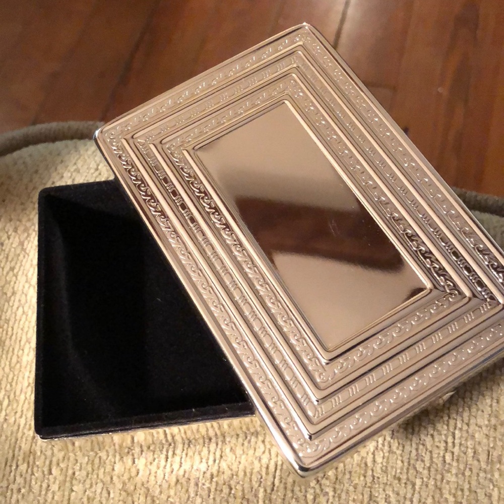 Brand new silver jewelry box